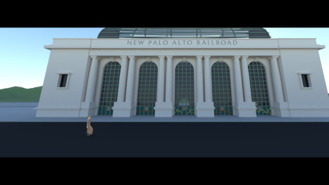 New Palo Alto railroad station